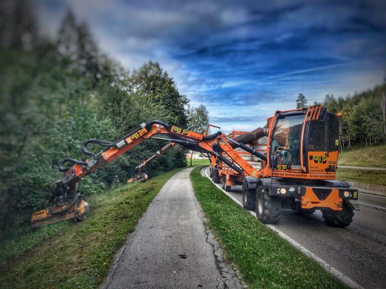 Zwei Energreen Mulcher hintereinander.